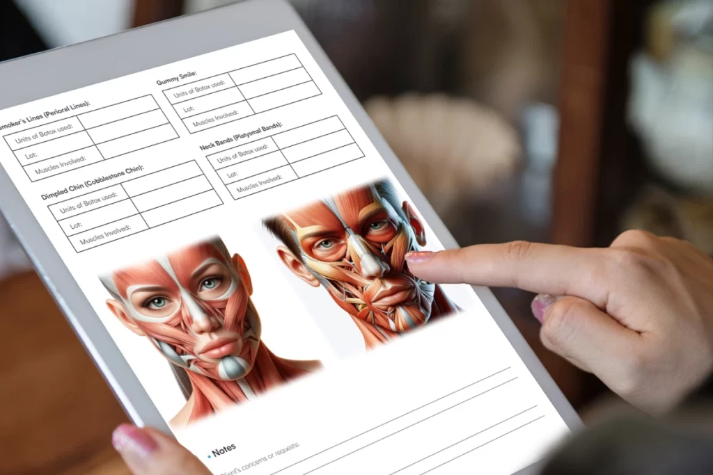 How to build a Botox treatment form (template included)