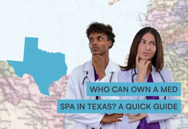 Who can own a med spa in Texas header image