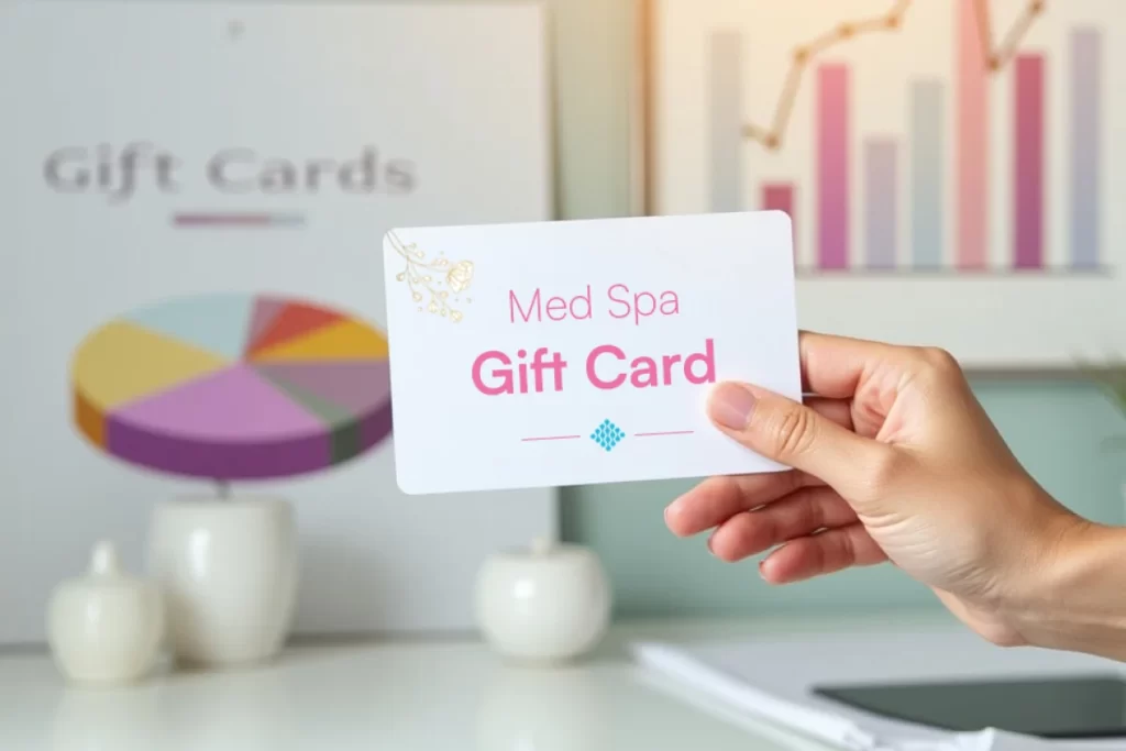 Gift card tracking in med spas
