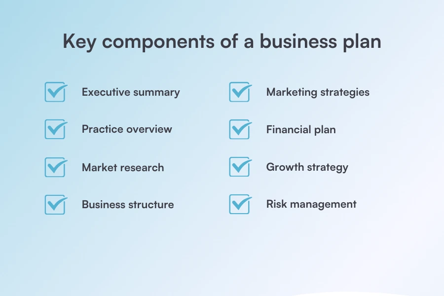 Key parts on how to build a business plan