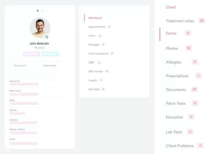 Centralized client records in Pabau