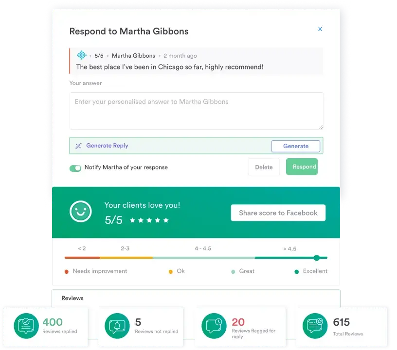 Blog image - smart surveys and reviews, Pabau features