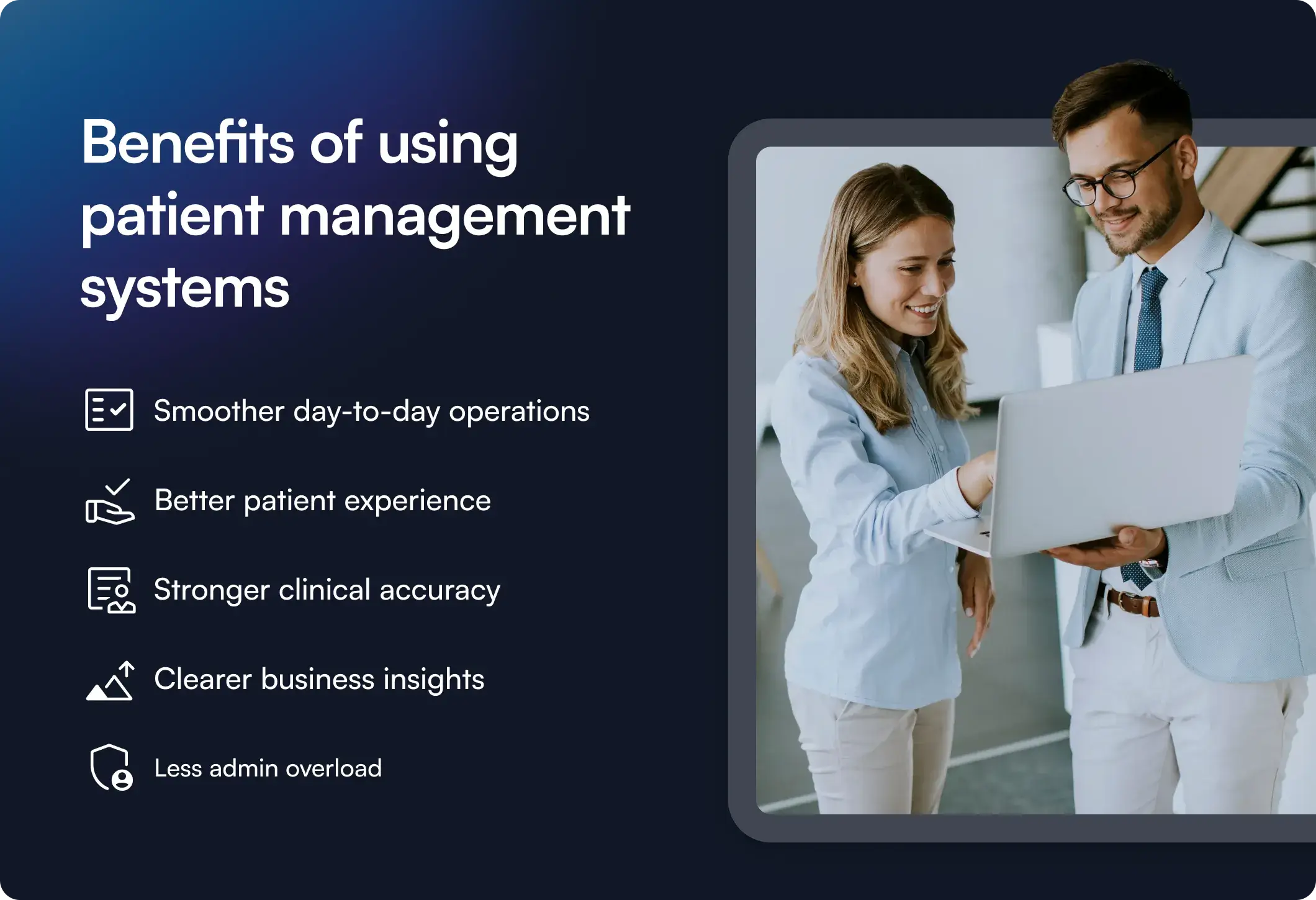 Benefits of using patient management systems