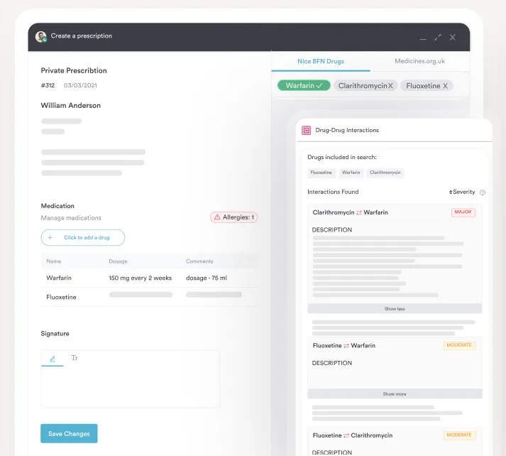 Comprehensive clinical features