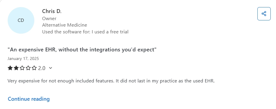 Client review 2