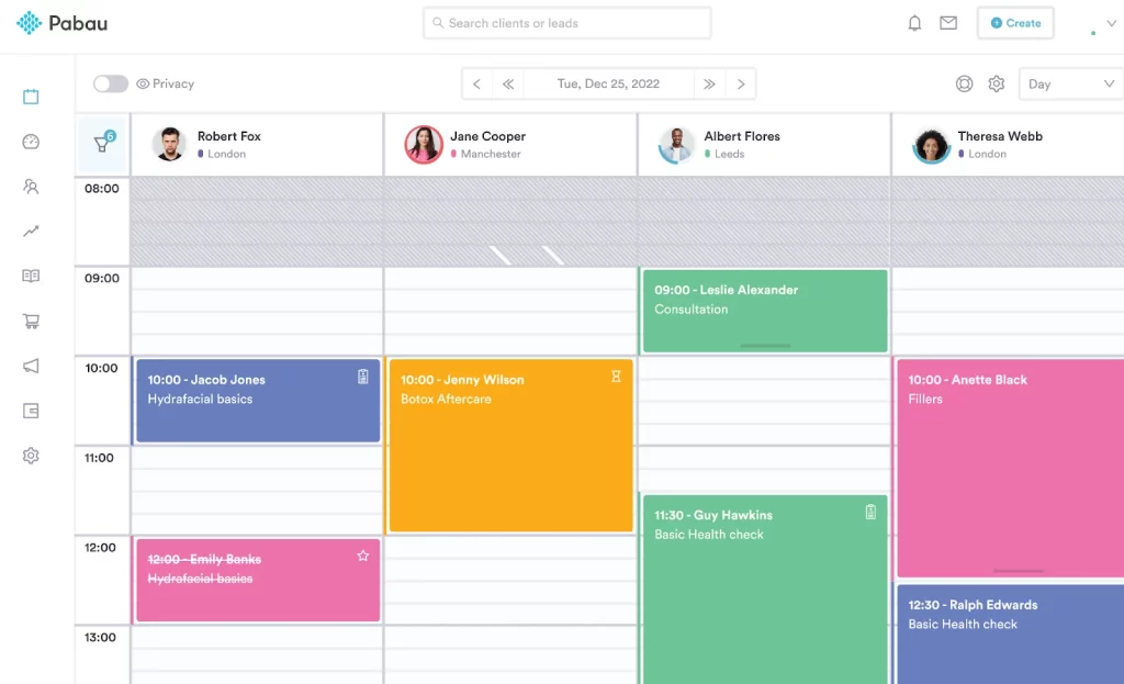 pabau Smart scheduling