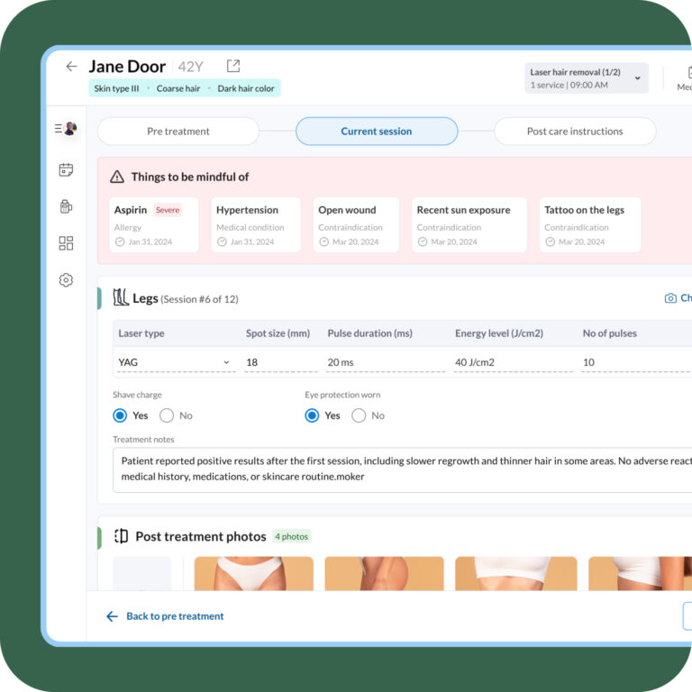 Zenoti Clinical Forms