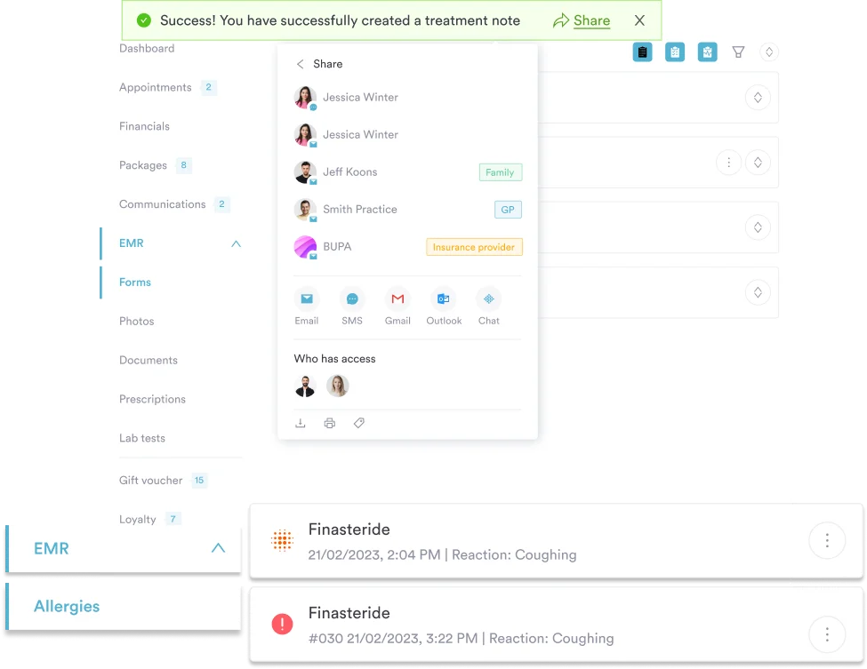 Digital client records