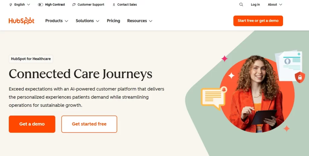 HubSpot for healthcare