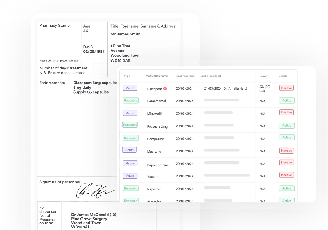 Prescribe controlled drugs Pabau