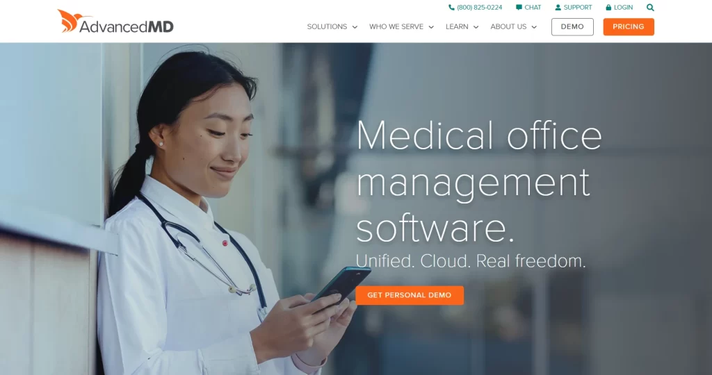 AdvancedMD-homepage