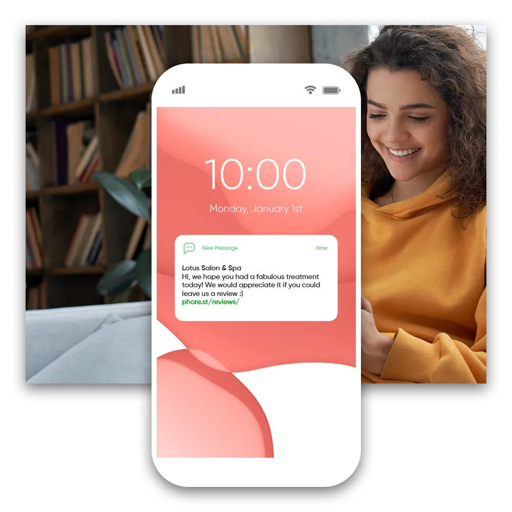 Automated SMS Review Phorest