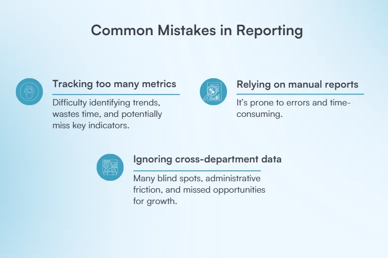 Common mistakes in practice management reporting