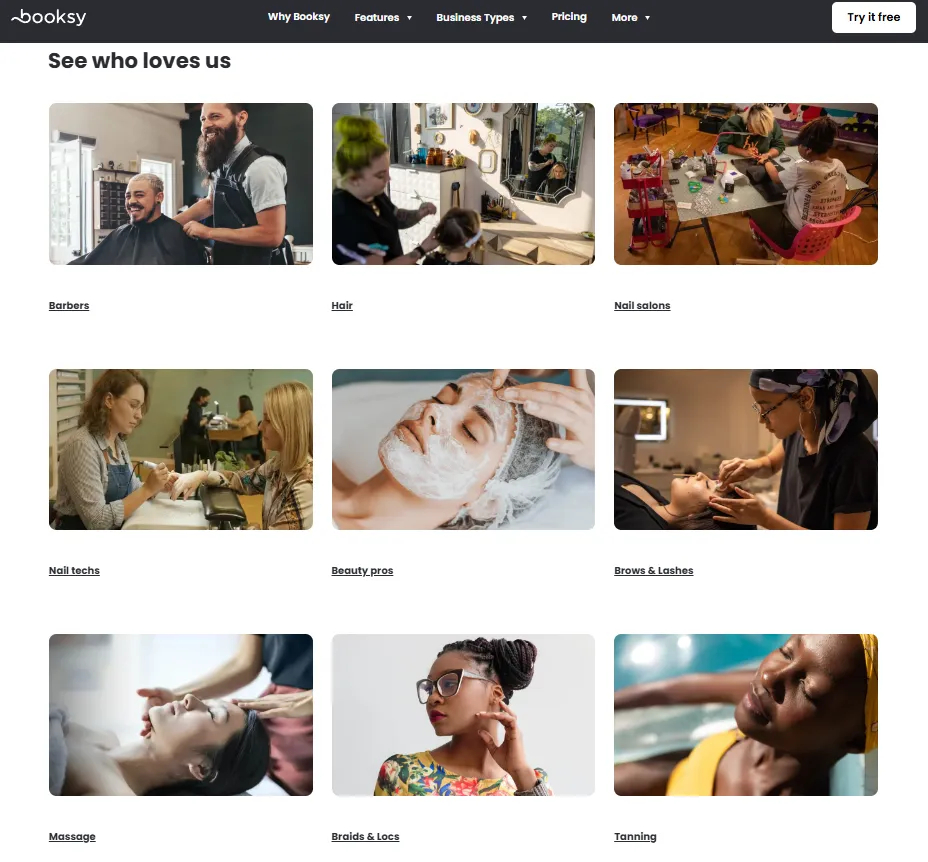 Who is Booksy best for?