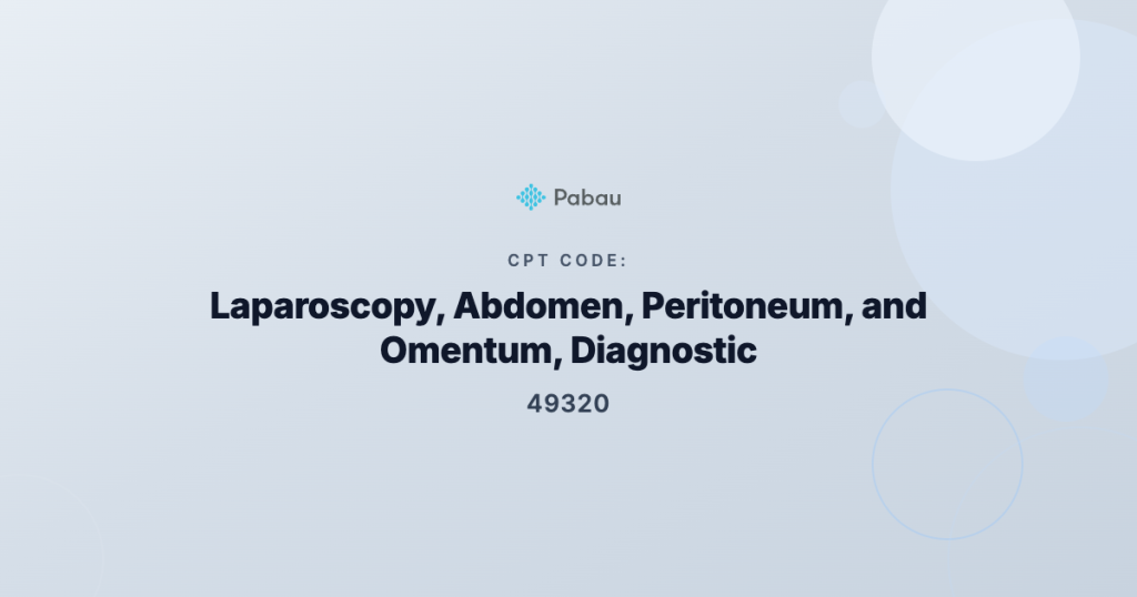 Cpt Code 49320