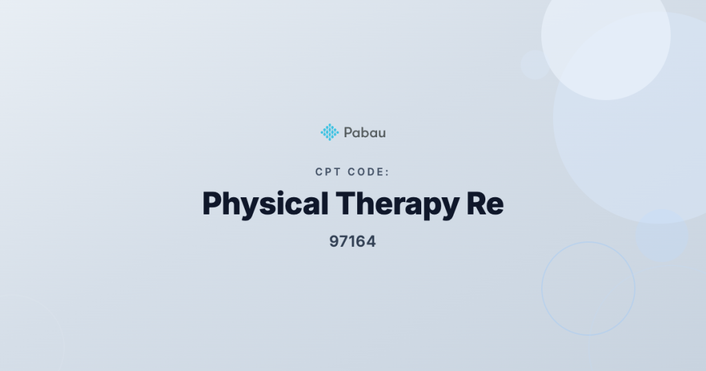 Cpt Code 97164