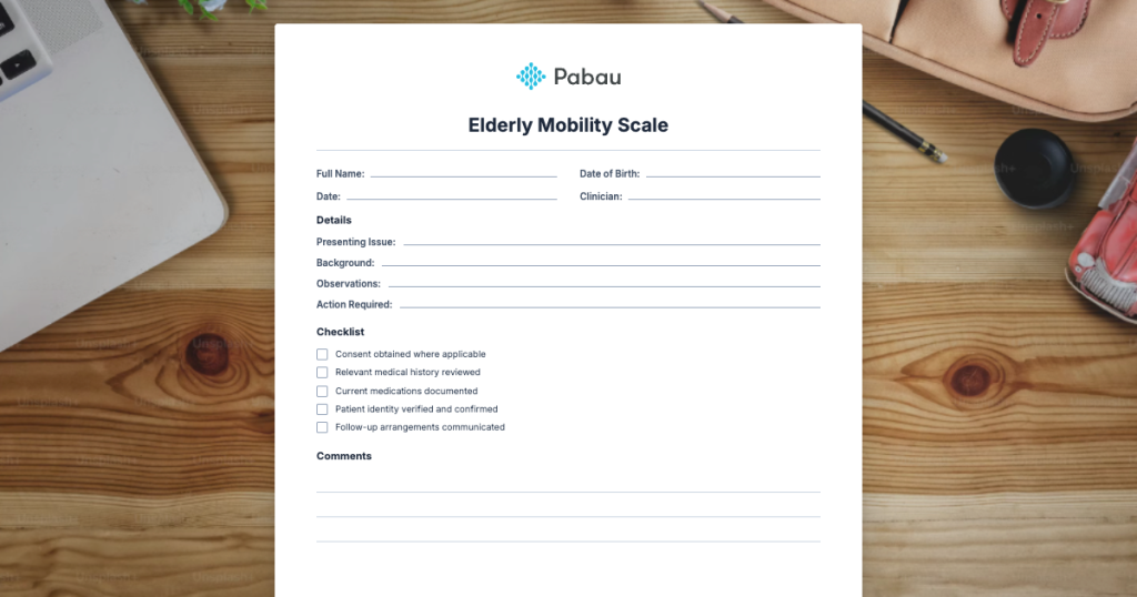 Elderly Mobility Scale