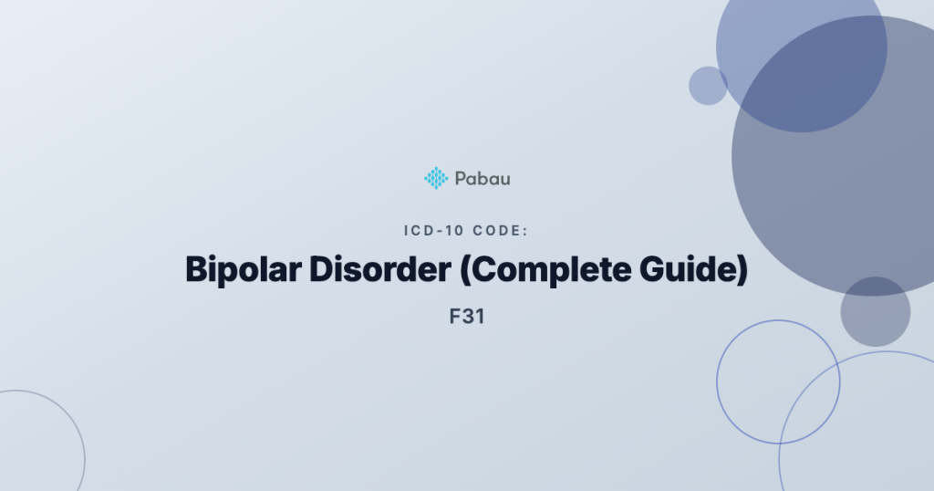 Icd 10 Cm Bipolar Disorder