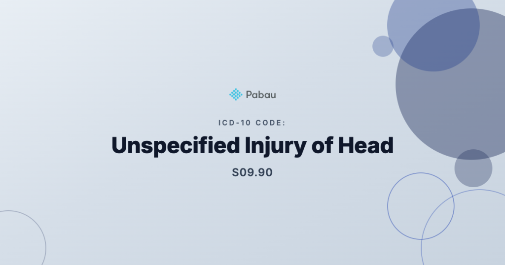Icd 10 Cm Closed Head Injury