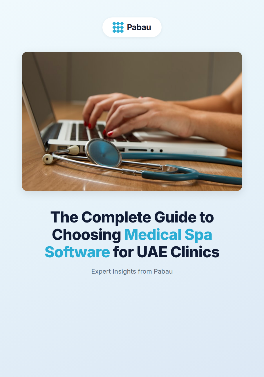 The Complete Guide to Choosing Medical Spa Software for UAE Clinics ebook cover