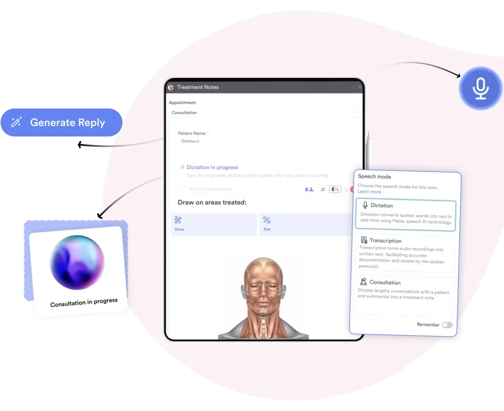 AI-powered treatment plans Pabau