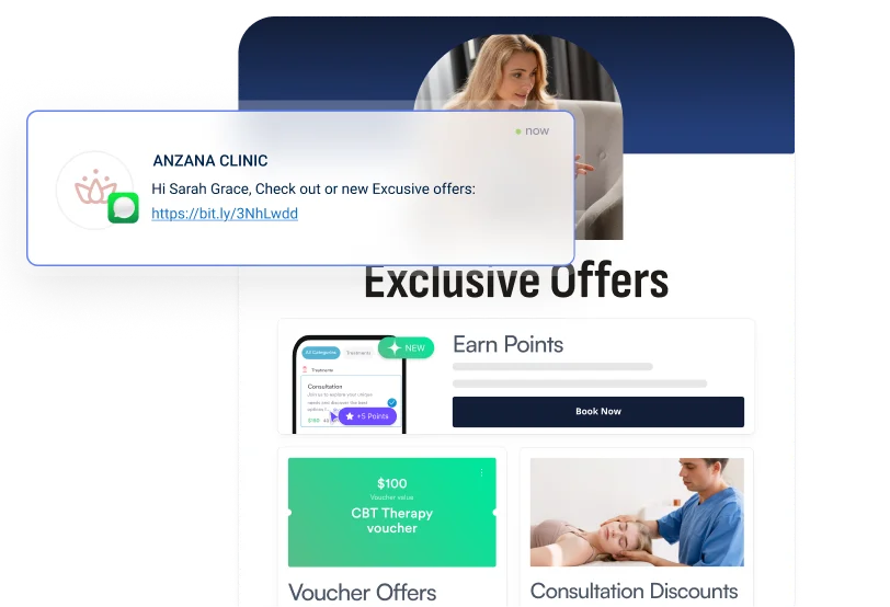 Email and SMS campaigns