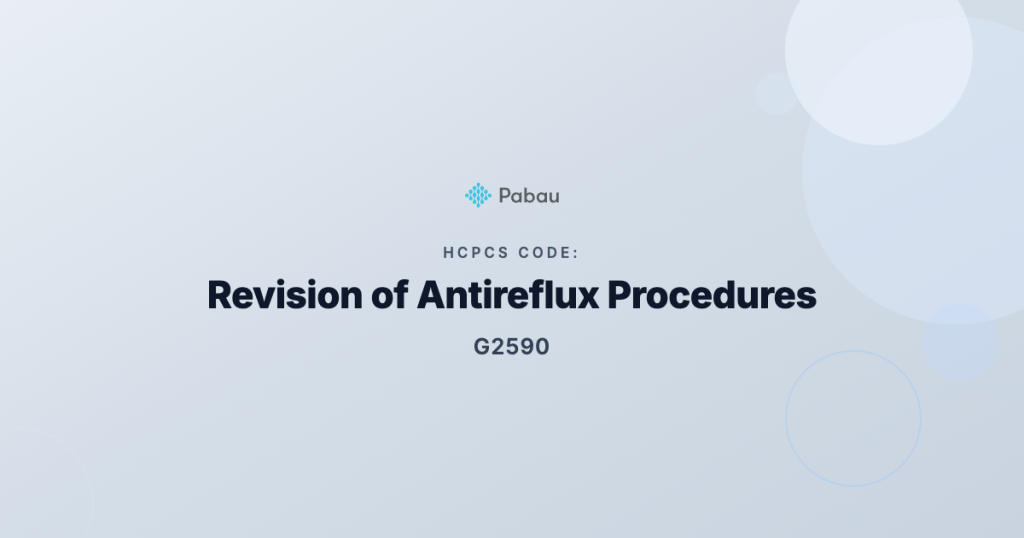 Ccsd Code G2590 Revision Of Antireflux Procedures