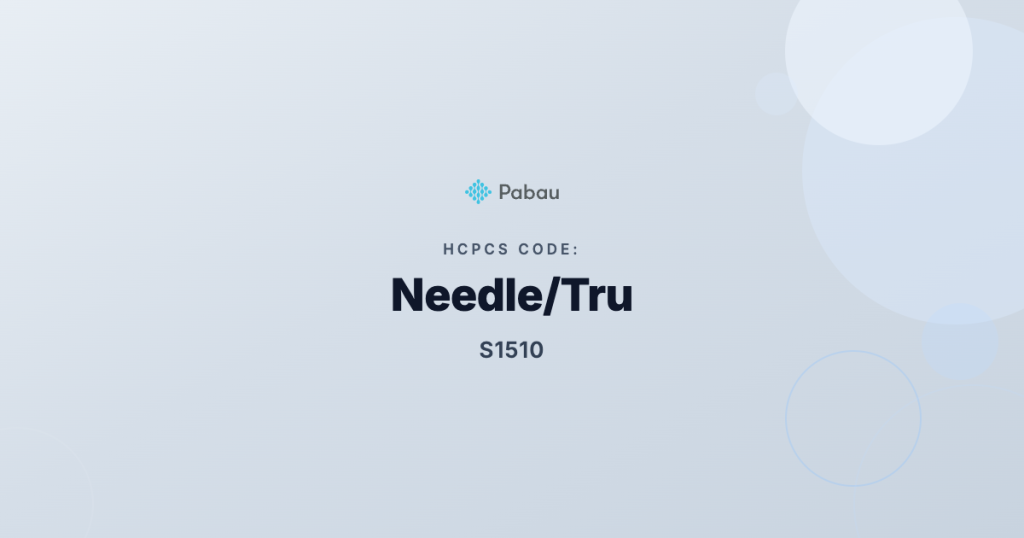 Ccsd Code S1510 Needletru Cut Biopsy Of Muscle