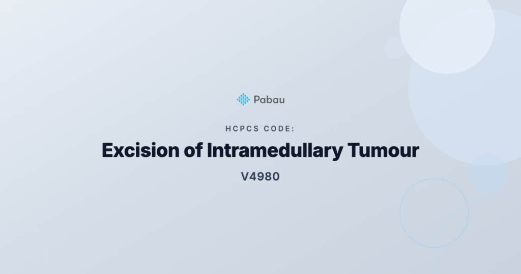 Ccsd Code V4980 Excision Of Intramedullary Tumour