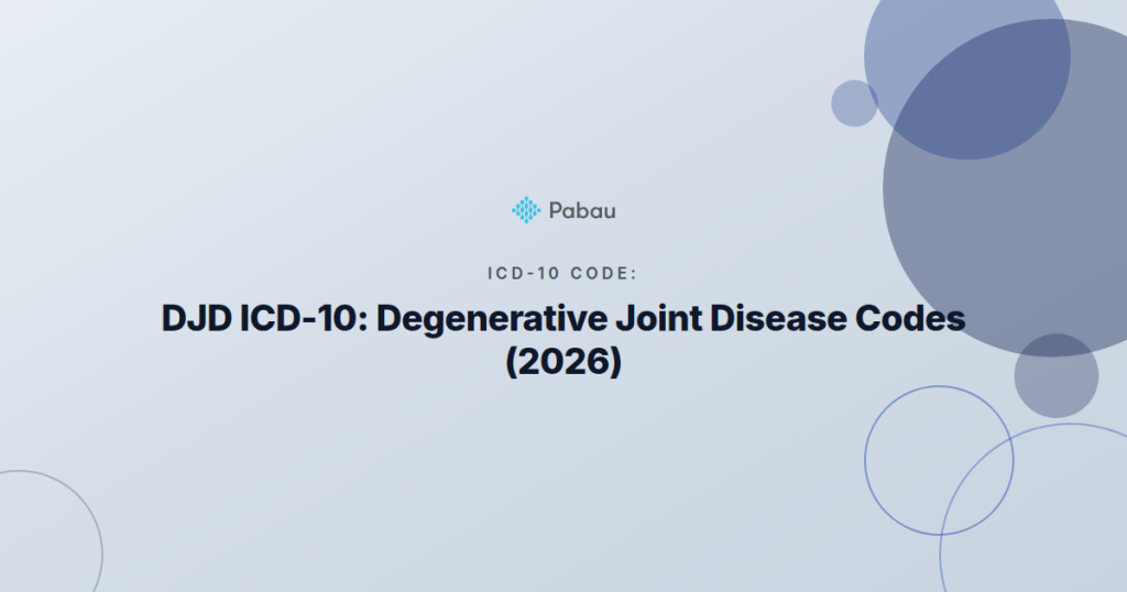 Icd 10 Cm Djd
