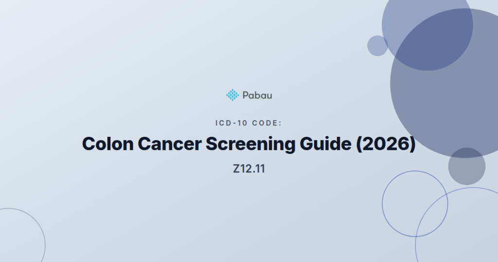 Icd 10 Code Z1211 Colon Cancer Screening Guide