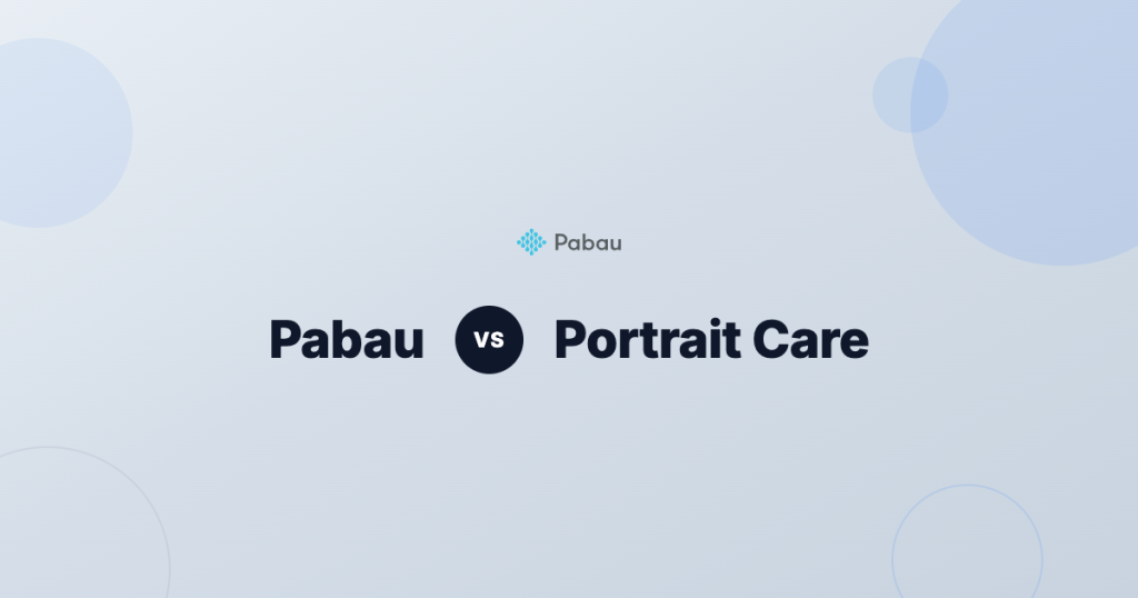 Pabau Vs Portrait Care